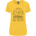 Never Underestimate an Old Man Table Tennis Womens Wider Cut T-Shirt Yellow
