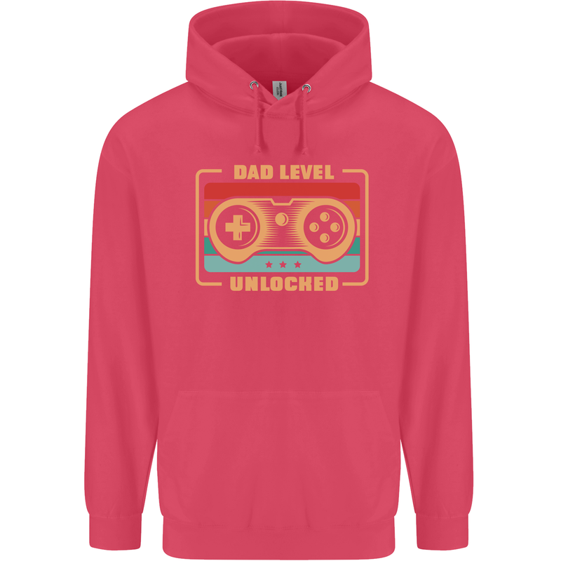 New Dad Father Gaming Gamer Baby Childrens Kids Hoodie Heliconia
