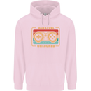 New Dad Father Gaming Gamer Baby Childrens Kids Hoodie Light Pink