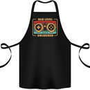 New Dad Father Gaming Gamer Baby Cotton Apron 100% Organic Black