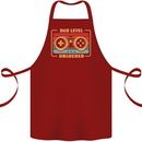 New Dad Father Gaming Gamer Baby Cotton Apron 100% Organic Maroon