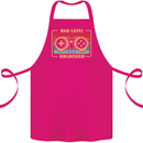 New Dad Father Gaming Gamer Baby Cotton Apron 100% Organic Pink