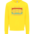 New Dad Father Gaming Gamer Baby Kids Sweatshirt Jumper Yellow