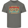 New Dad Father Gaming Gamer Baby Kids T-Shirt Childrens Charcoal