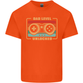 New Dad Father Gaming Gamer Baby Kids T-Shirt Childrens Orange