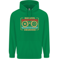 New Dad Father Gaming Gamer Baby Mens 80% Cotton Hoodie Irish Green