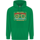 New Dad Father Gaming Gamer Baby Mens 80% Cotton Hoodie Irish Green