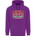 New Dad Father Gaming Gamer Baby Mens 80% Cotton Hoodie Purple