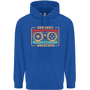 New Dad Father Gaming Gamer Baby Mens 80% Cotton Hoodie Royal Blue