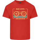 New Dad Father Gaming Gamer Baby Mens Cotton T-Shirt Tee Top Red