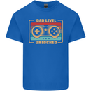 New Dad Father Gaming Gamer Baby Mens Cotton T-Shirt Tee Top Royal Blue