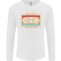 New Dad Father Gaming Gamer Baby Mens Long Sleeve T-Shirt White