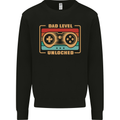 New Dad Father Gaming Gamer Baby Mens Sweatshirt Jumper Black