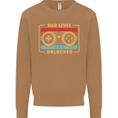 New Dad Father Gaming Gamer Baby Mens Sweatshirt Jumper Caramel Latte