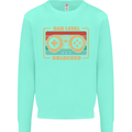 New Dad Father Gaming Gamer Baby Mens Sweatshirt Jumper Peppermint