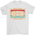 New Dad Father Gaming Gamer Baby Mens T-Shirt 100% Cotton White