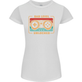 New Dad Father Gaming Gamer Baby Womens Petite Cut T-Shirt White
