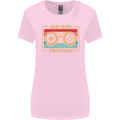 New Dad Father Gaming Gamer Baby Womens Wider Cut T-Shirt Light Pink