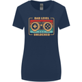 New Dad Father Gaming Gamer Baby Womens Wider Cut T-Shirt Navy Blue