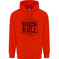 New Soul Rock n Roll Childrens Kids Hoodie Bright Red