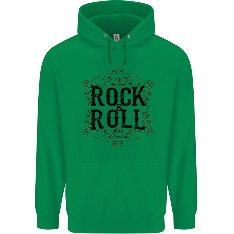 New Soul Rock n Roll Childrens Kids Hoodie Irish Green