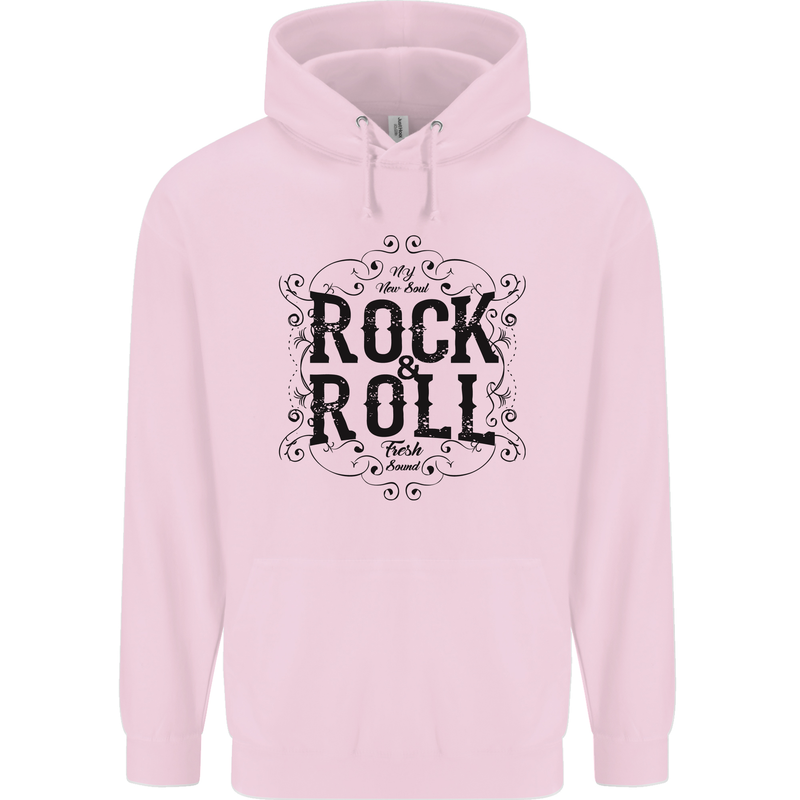 New Soul Rock n Roll Childrens Kids Hoodie Light Pink