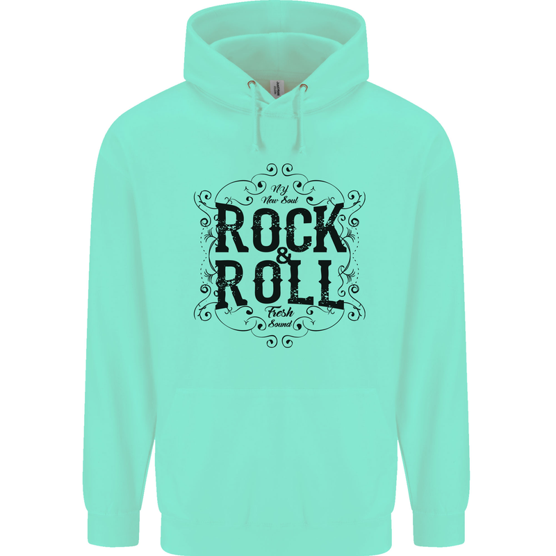 New Soul Rock n Roll Childrens Kids Hoodie Peppermint