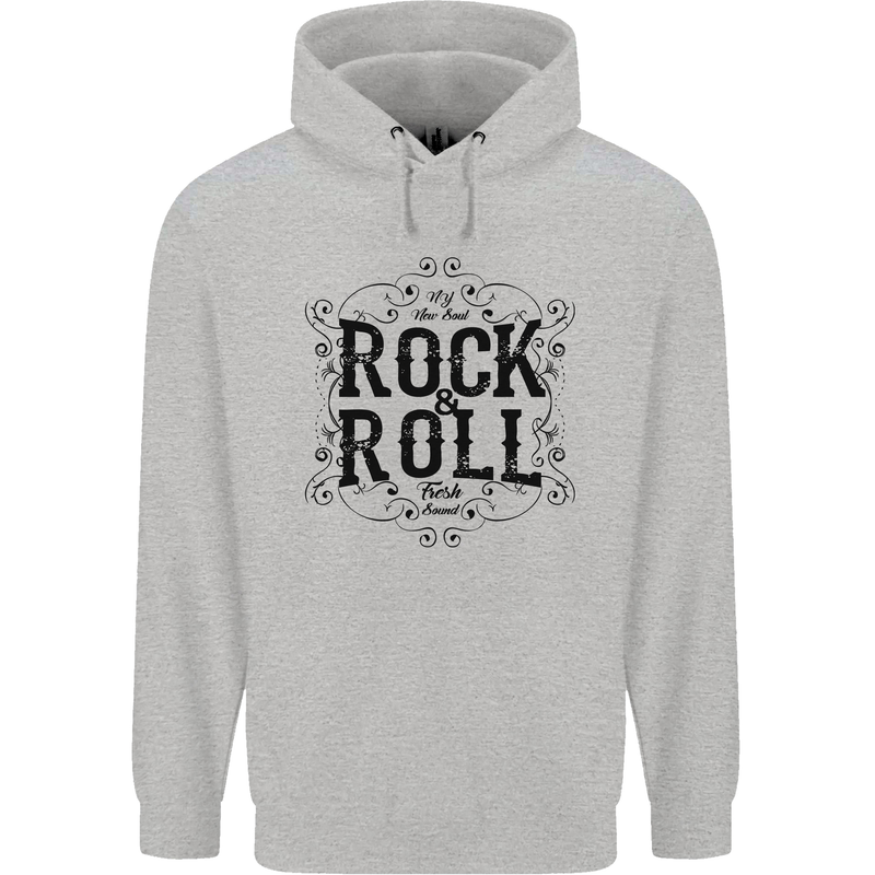 New Soul Rock n Roll Childrens Kids Hoodie Sports Grey