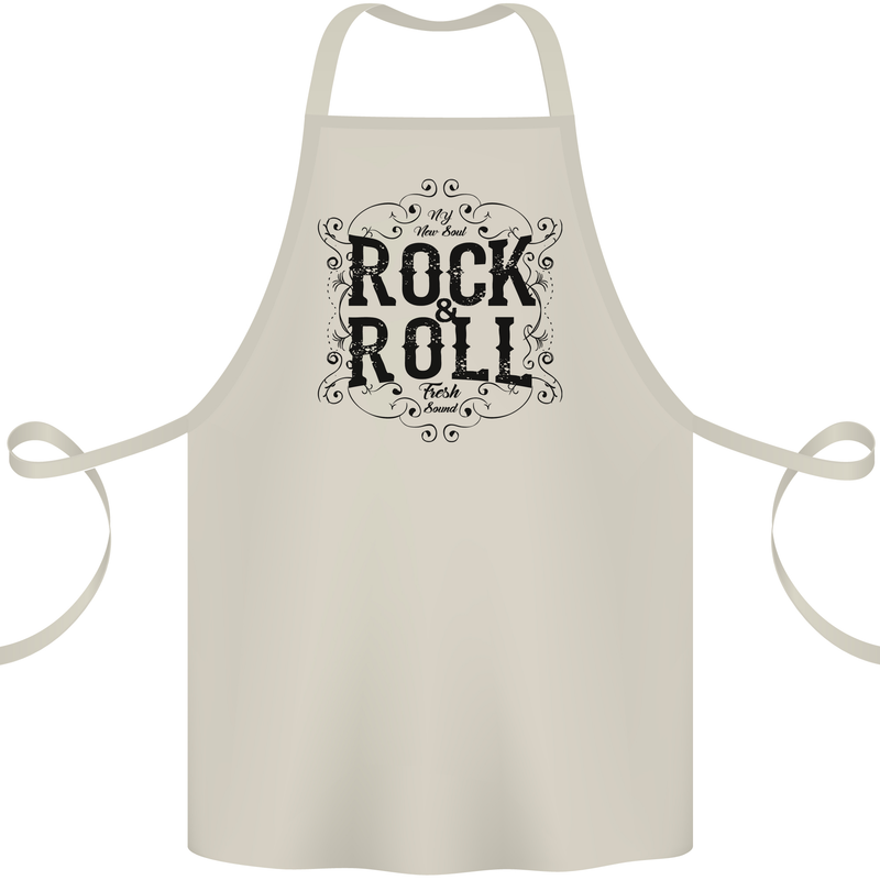 New Soul Rock n Roll Cotton Apron 100% Organic Natural