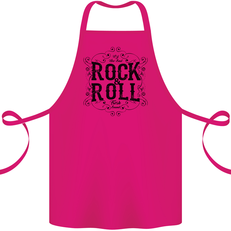 New Soul Rock n Roll Cotton Apron 100% Organic Pink
