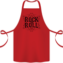 New Soul Rock n Roll Cotton Apron 100% Organic Red