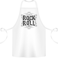 New Soul Rock n Roll Cotton Apron 100% Organic White