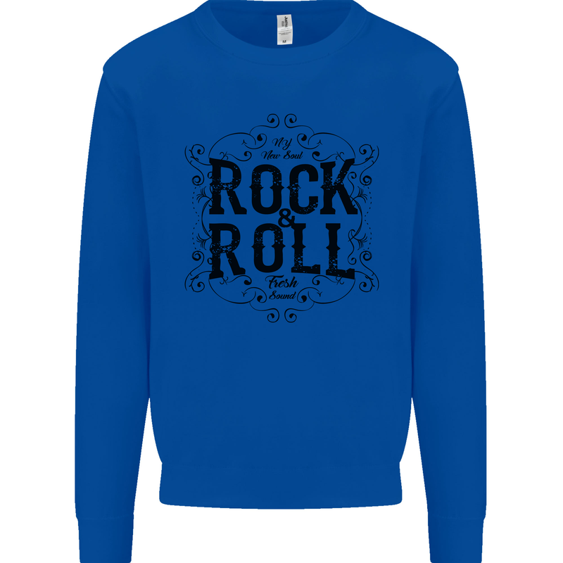 New Soul Rock n Roll Kids Sweatshirt Jumper Royal Blue
