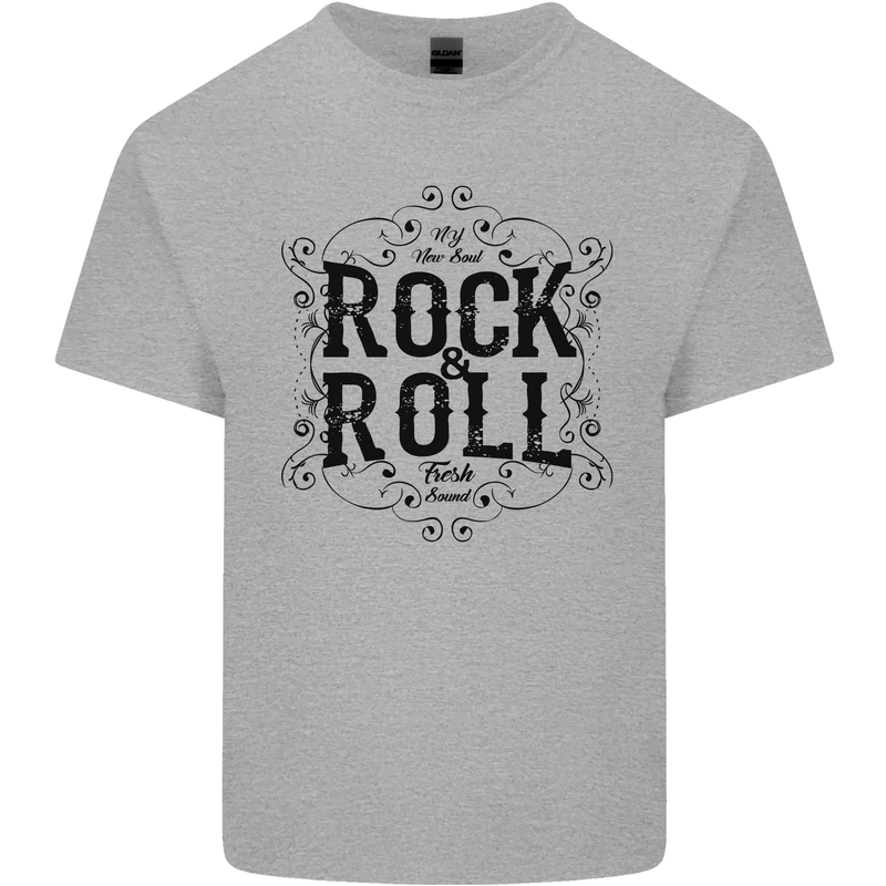 New Soul Rock n Roll Kids T-Shirt Childrens Sports Grey