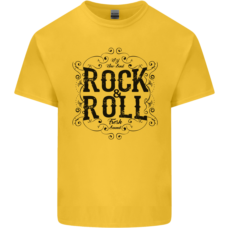 New Soul Rock n Roll Kids T-Shirt Childrens Yellow