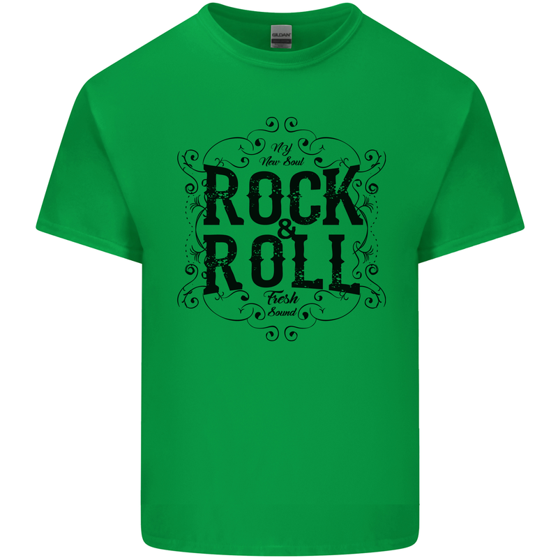 New Soul Rock n Roll Mens Cotton T-Shirt Tee Top Irish Green