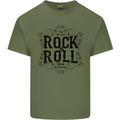 New Soul Rock n Roll Mens Cotton T-Shirt Tee Top Military Green