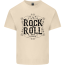 New Soul Rock n Roll Mens Cotton T-Shirt Tee Top Natural