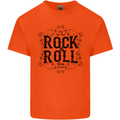 New Soul Rock n Roll Mens Cotton T-Shirt Tee Top Orange