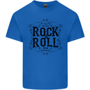New Soul Rock n Roll Mens Cotton T-Shirt Tee Top Royal Blue