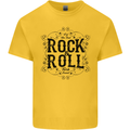 New Soul Rock n Roll Mens Cotton T-Shirt Tee Top Yellow