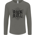 New Soul Rock n Roll Mens Long Sleeve T-Shirt Charcoal