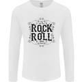 New Soul Rock n Roll Mens Long Sleeve T-Shirt White