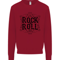 New Soul Rock n Roll Mens Sweatshirt Jumper Red