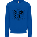 New Soul Rock n Roll Mens Sweatshirt Jumper Royal Blue