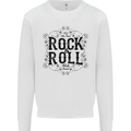 New Soul Rock n Roll Mens Sweatshirt Jumper White