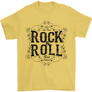 New Soul Rock n Roll Mens T-Shirt 100% Cotton Yellow