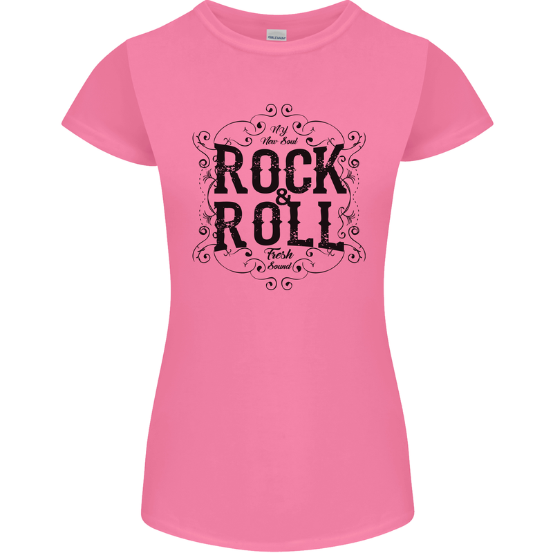 New Soul Rock n Roll Womens Petite Cut T-Shirt Azalea
