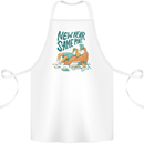 New Year Same Me Resolution Gaming Lazy Cotton Apron 100% Organic White