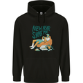 New Year Same Me Resolution Gaming Lazy Mens 80% Cotton Hoodie Black